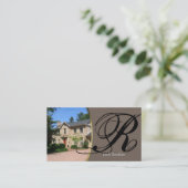 Real Estate Visitekaartje House Driveway Bg (Staand voorkant)