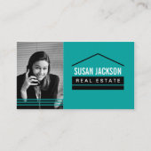 Real Estate Visitekaartje met foto (Voorkant)