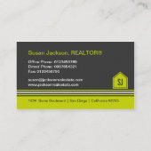 Real Estate Visitekaartje met foto (Achterkant)