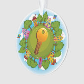 Real Estate "Welcome Home" Nieuw Home Ornament (voorkant)