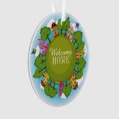 Real Estate "Welcome Home" Nieuw Home Ornament (voorkant)