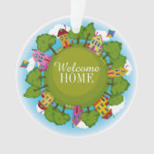 Real Estate "Welcome Home" Nieuw Home Ornament (voorkant)