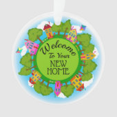 Real Estate "Welcome Home" Nieuw Home Ornament (voorkant)