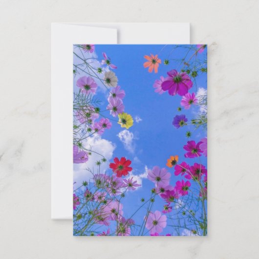 Real Floral Flat Hartelijk dank, aangepast Bedankkaart (Voorkant)