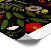 Real Flower Art Summer Cottage Garden Poster (Hoek)