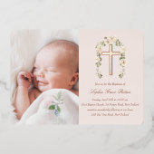 Real Folie Cross-Baptism Uitnodiging tot Folie (Voorkant)