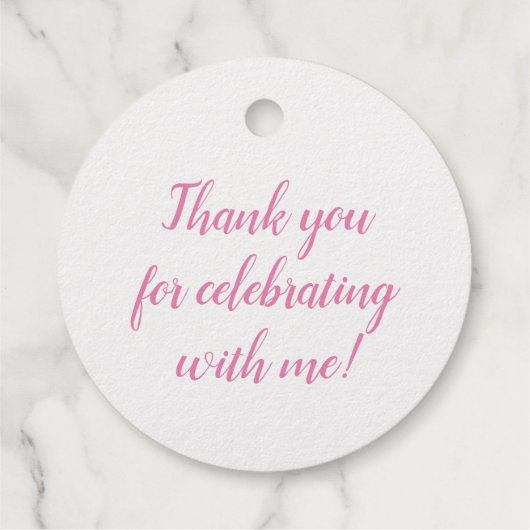 REAL FOLIE Gold of Silver Princess Crown Birthday Bedankjes Labels (Achterkant)