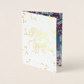 Real Folie Holly Berries & Leaves Business Holiday Kaarten (Voorkant)