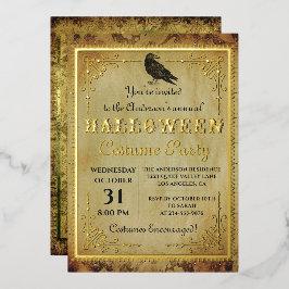 Real Folie Spooky  Gothic Halloween Party Uitnodiging