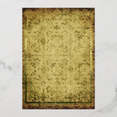 Real Folie Spooky  Gothic Halloween Party Uitnodiging (Achterkant)