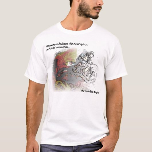 Real Fun Dirt Bike Motocross Shirt (Voorkant)