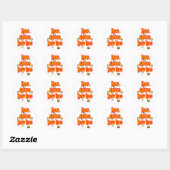 Real Gamers Roll Dice Ronde Sticker (Vel)