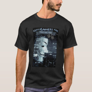 Real Gamers zijn beschermd T-shirt