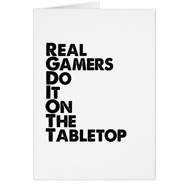 Real Gamers zwart (Voorkant)