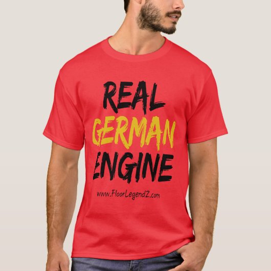 Real German Engine - World Tour T-shirt (Voorkant)