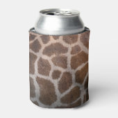 Real Giraffe Skin Fur Detail Blikjeskoeler (Blikje Voorkant)