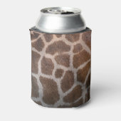 Real Giraffe Skin Fur Detail Blikjeskoeler (Blikje Achterkant)
