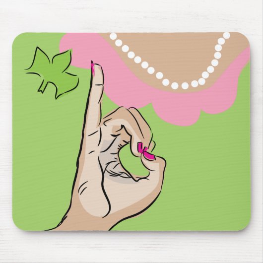 Real  Girl Sorority Fun Muismat (Voorkant)