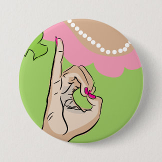 Real  Girl Sorority Fun Ronde Button 7,6 Cm