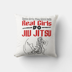 Real Girls Do Jiu Jitsu BJJ Jiujitsu Women Kussen