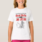 Real Girls Do Jiu Jitsu BJJ Jiujitsu Women T-shirt (Voorkant)