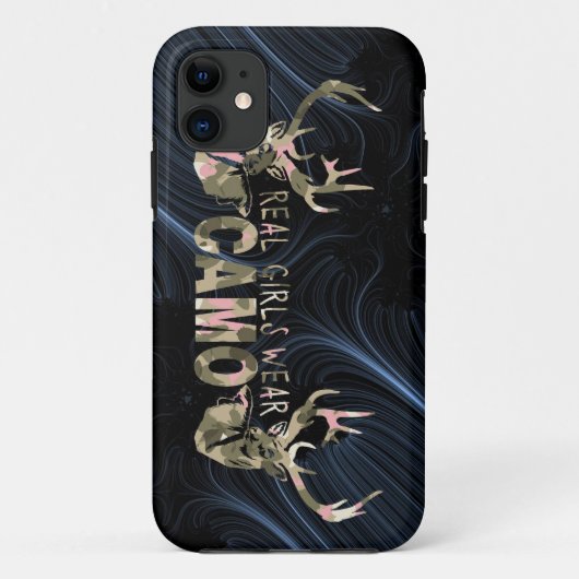REAL GIRLS DRAAG CAMO Case-Mate iPhone CASE (Achterkant)