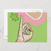 Real  Girls Fine Art Briefkaart (Voorkant / Achterkant)