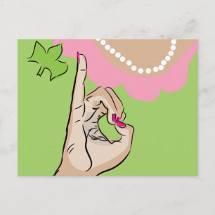 Real Girls Fine Art Briefkaart