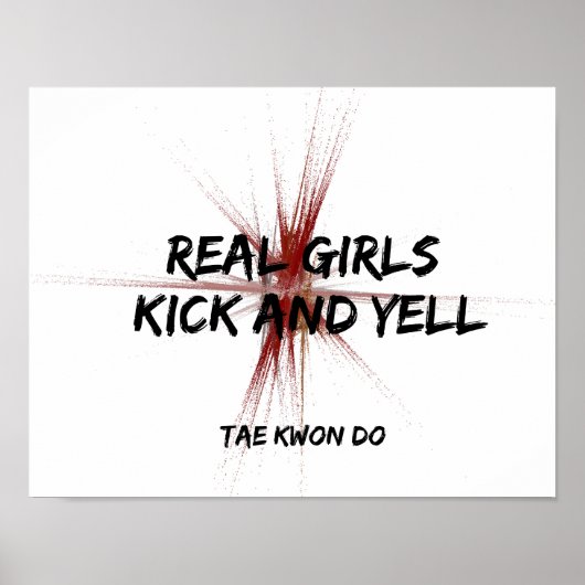 Real Girls Kick en Yell Poster (Voorkant)