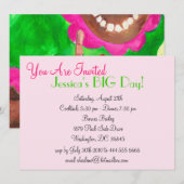 Real  Girls Life Invitation Kaart (Voorkant / Achterkant)