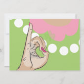 Real  Girls Life Invitation Kaart (Achterkant)