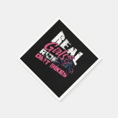 Real Girls Ride Dirt Bikes Motorcycle Gi Servet (Hoek)