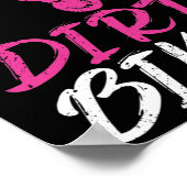 Real Girls Ride Dirt Bikes Motorcycle Motocross Poster (Hoek)