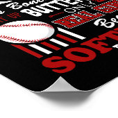 Real Girls worden Softball-cadeau voor spelers Poster (Hoek)