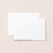 REAL Gold Foil DANK JE DAT JE BENT | met foto-Foli Folie Kaarten (Met envelop)