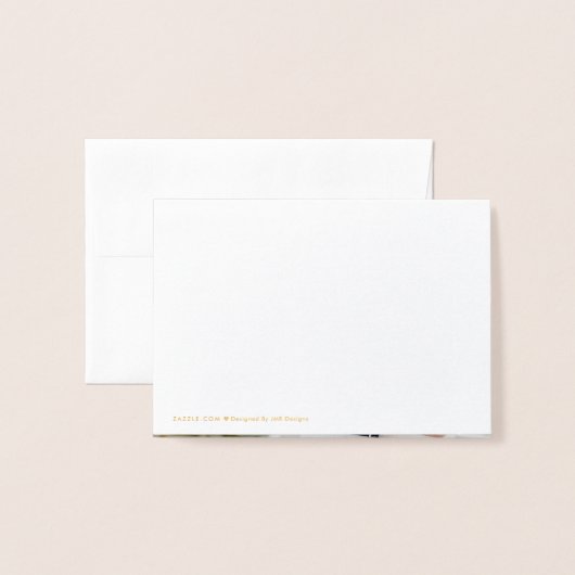 REAL Gold Foil DANK JE DAT JE BENT | met foto Folie Kaarten (Met envelop)