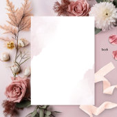 Real Gold Foil Elegant Dusty Roos Monogram Weddens Folie Uitnodiging