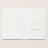 Real Gold Foil  Festive Happy Kerstmis Kaart (Binnen)