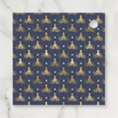Real Gold Foil Nautical Octopus Bedankjes Labels (Achterkant)