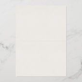  Real Gold Foil Reserved Seating Sign Folie Uitnodiging (Achterkant)