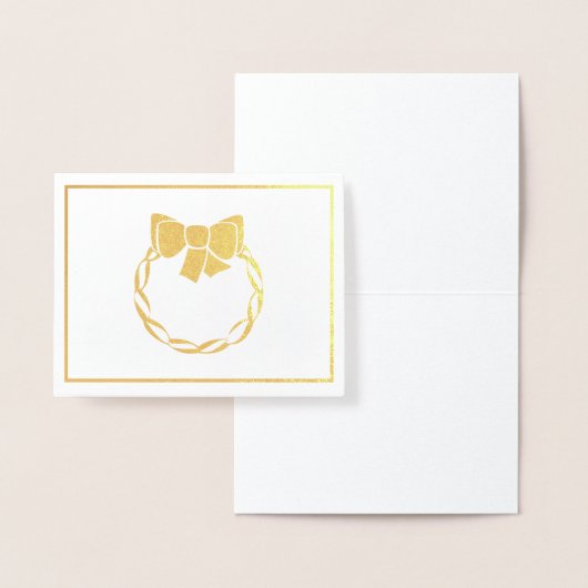 Real Gold Foil Wreate Folie Kaarten (Display)