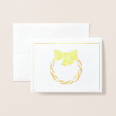 Real Gold Foil Wreate Folie Kaarten (Voorkant met envelop)
