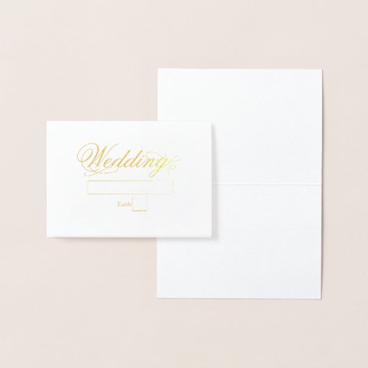 Real Gold Folie Luxe Trouwplaats Kaart (Display)