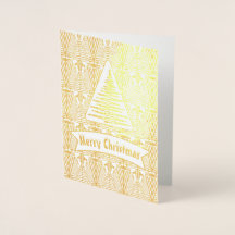 Real Gold Great Gatsby Art Deco Merry kerst