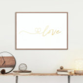 Real Gold | HARDE VAN DE LOVE | Calligrafie Folie Afdrukken