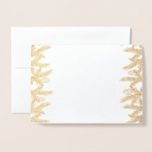Real Gold JOYEUX NOËL typografie Pine Snowflakes