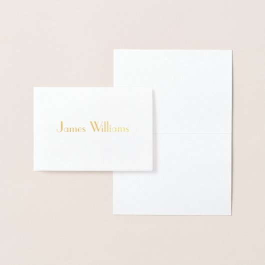 Real gouden Art Deco huwelijksplaats instelkaarten Folie Kaarten (Display)