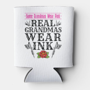 Real Grandmas Draag Ink Tattoo Tattooed Grandmoede Blikjeskoeler