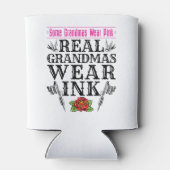 Real Grandmas Draag Ink Tattoo Tattooed Grandmoede Blikjeskoeler (Achterkant)