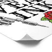 Real Grandmas Draag Ink Tattoo Tattooed Grandmoede Poster (Hoek)